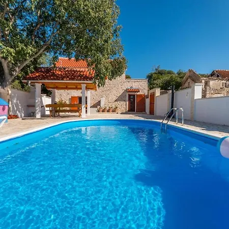 Grandfather's Courtyard With Pool In Countryside Villa Stankovci (Zadar)