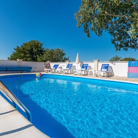 Grandfather's Courtyard With Pool In Countryside